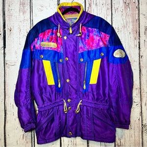 Vintage Etirel 80s Ski Jacket Retro EUC Size